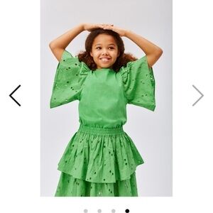 MOLO ritzia green top size 12 kids